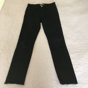Alexa Chung for AG Black High Rise Skinny Jeans